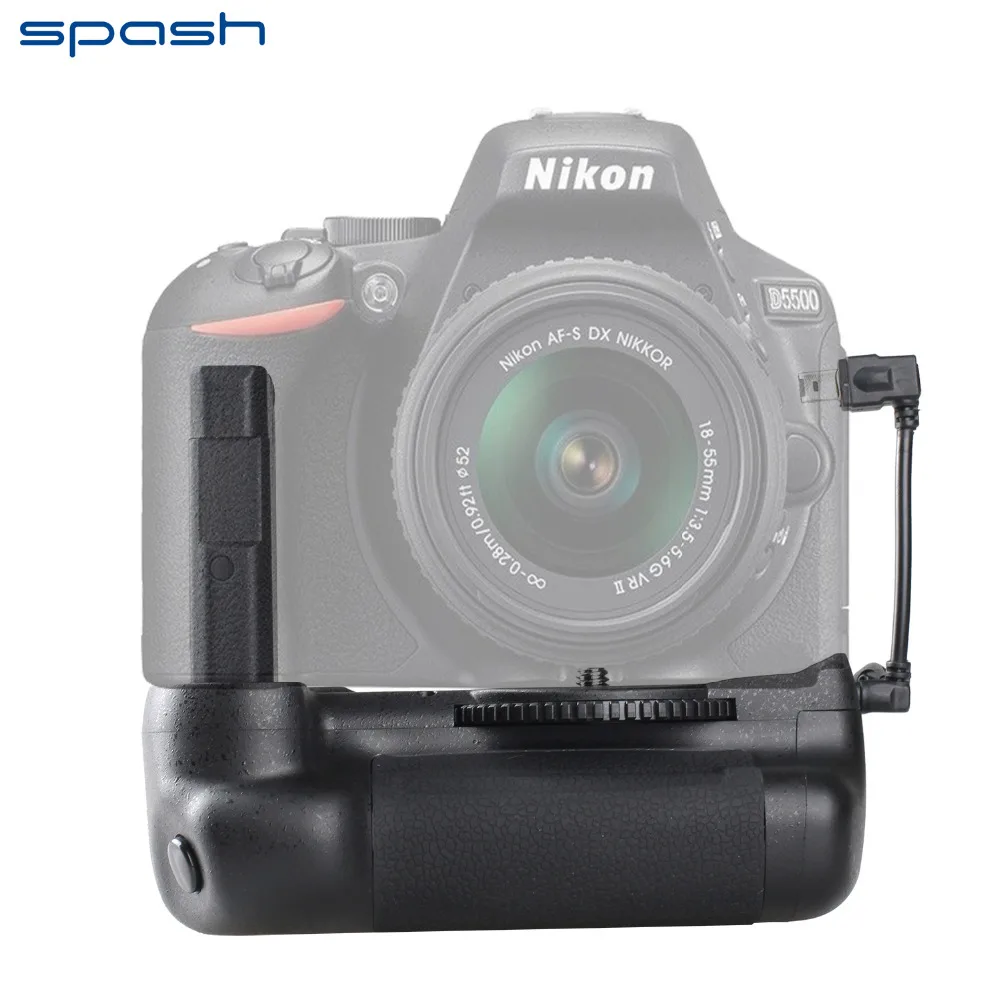 

spash Multi-power Vertical Battery Grip Holder for Nikon D5500 D5600 DSLR Camera Work with EN-EL14a Battery Handgrip