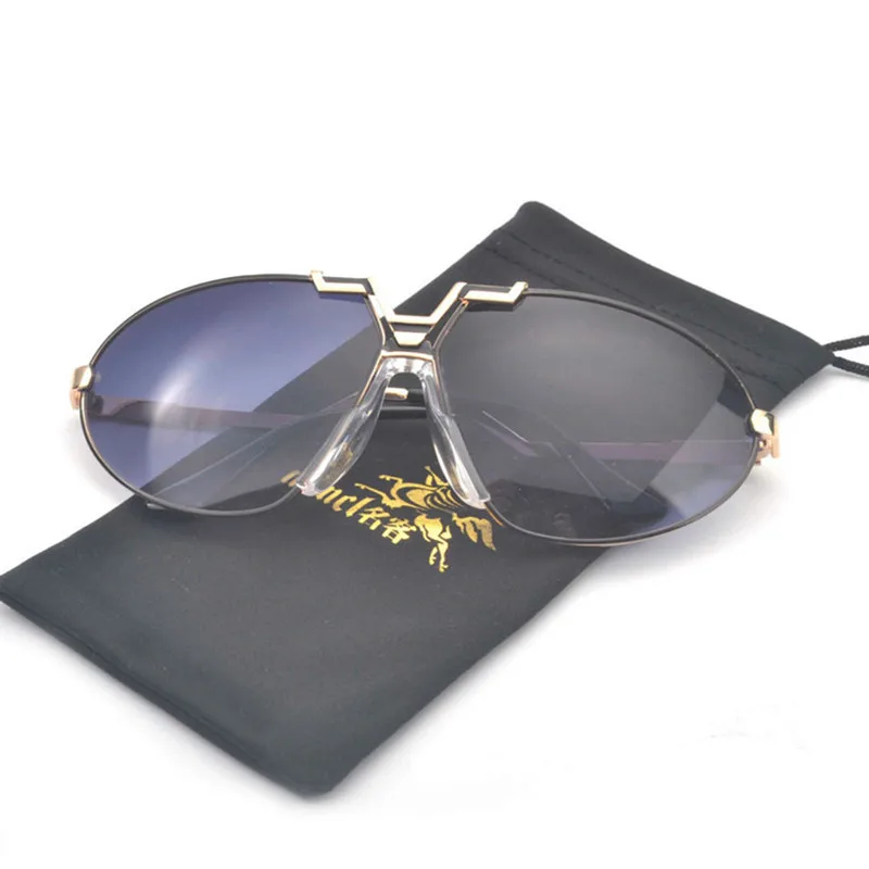 MINCL/Роскошные солнцезащитные очки унисекс, бренд вождения для мужчин и женщин, брендовые дизайнерские солнцезащитные очки - Цвет линз: gray lens