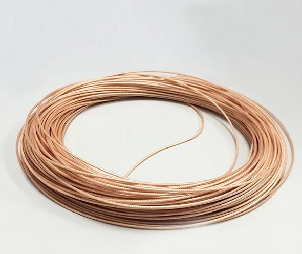 

1meter RG178 High Temperature Brown Transparent OD1.8mm for WIFI antenna