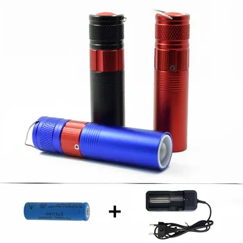 

Wasafire Q5 Small Torch Telescopic Zoom 4-mode Mini Led Flashlight Waterproof Hunting Lantern+Magnetic Tail By 14500 Battery