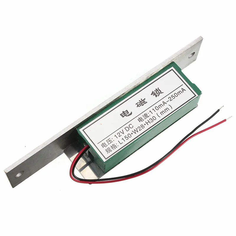 

New Stainless Door Fail Safe NO Narrow-type Door Electric Strike Lock For Access Control Power Locks Security Safely