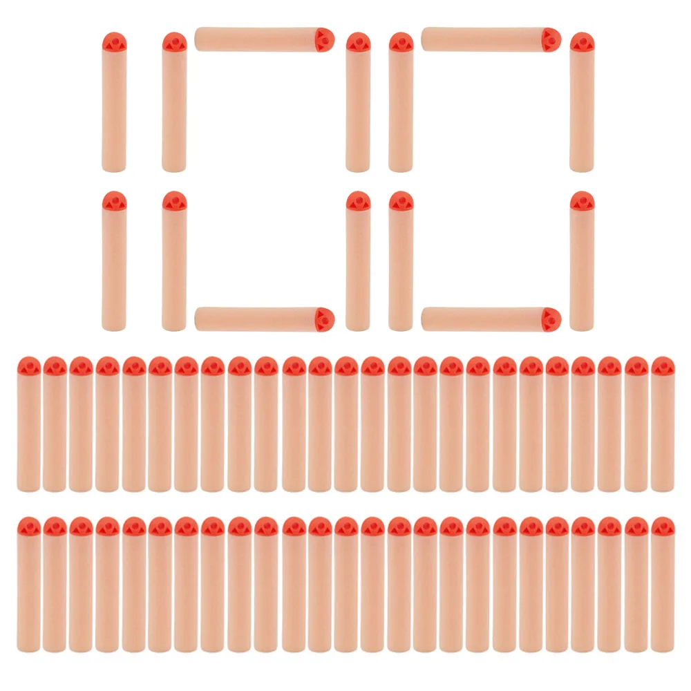 Стиль для пуль Nerf, мягкая полая головка 7,2 см, запасная игрушка дартс, пули для пуль серии Nerf, бластеры с 3 отверстиями