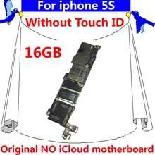 Рабочая оригинальная материнская плата IOS без Touch ID для iphone 5 S 16g материнская плата разблокированная материнская плата для iphone 5 S