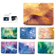 Чехол для ноутбука с цветной печатью для MacBook Air retina Pro 11 12 13 15 для Mac Book с сенсорной панелью New Pro 13 15 New Air 13,3