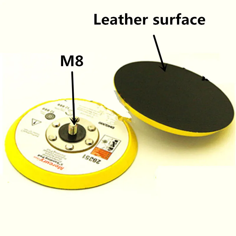 

1PCS 5 inch 125mm M8 Sanding Pad/Polishing Pad Pneumatic grinding machine tray Pneumatic Polishing plate For Air Sander