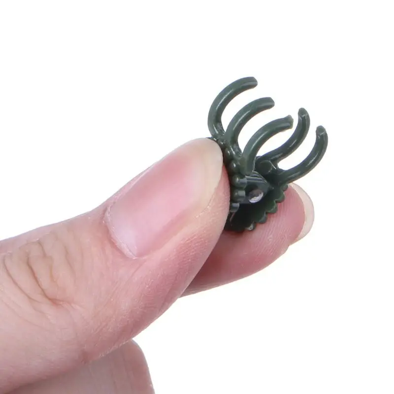 

20 Pcs Plastic Plant Fix Clips Orchid Stem Vine Support Vegetables Farm Flowers Fruit Tied Bundle Branch Clamping Gardening