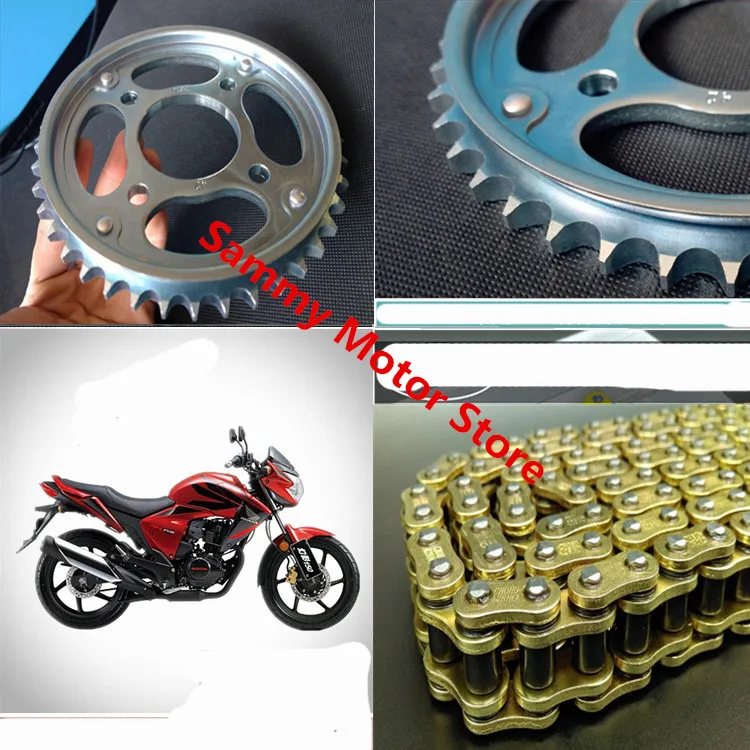 CFMOTO NK150 CF150-2/3/C 2B ролик цепь мотоцикла с 38 T/39 T/41 T/43 T/45 T 14T Передние Задние звездочки