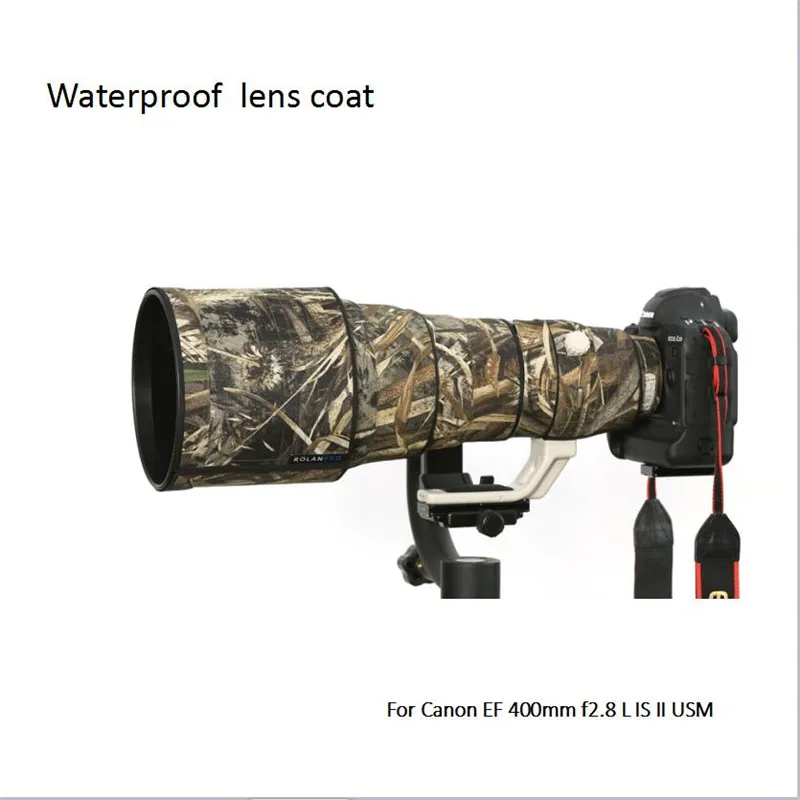 

lens coat waterproof camouflage Dedicated to Canon EF 400mm F/2.8 L IS II USM