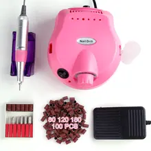 Электрический аппарат Набор для маникюра ногтей дрель маникюрный станок набор педикюр инструменты пилка для ногтей мельница резак для дрели бит Шлифовальные полосы