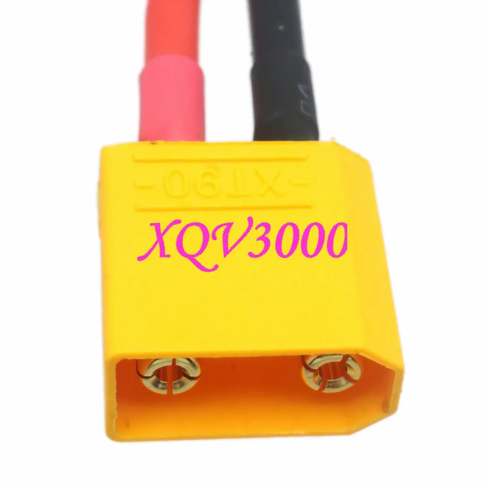 Адаптер XT90/Φ штекер Т разъем (стиль Deans) гнездовой 12AWG 5 см кабель|adapter connector|l