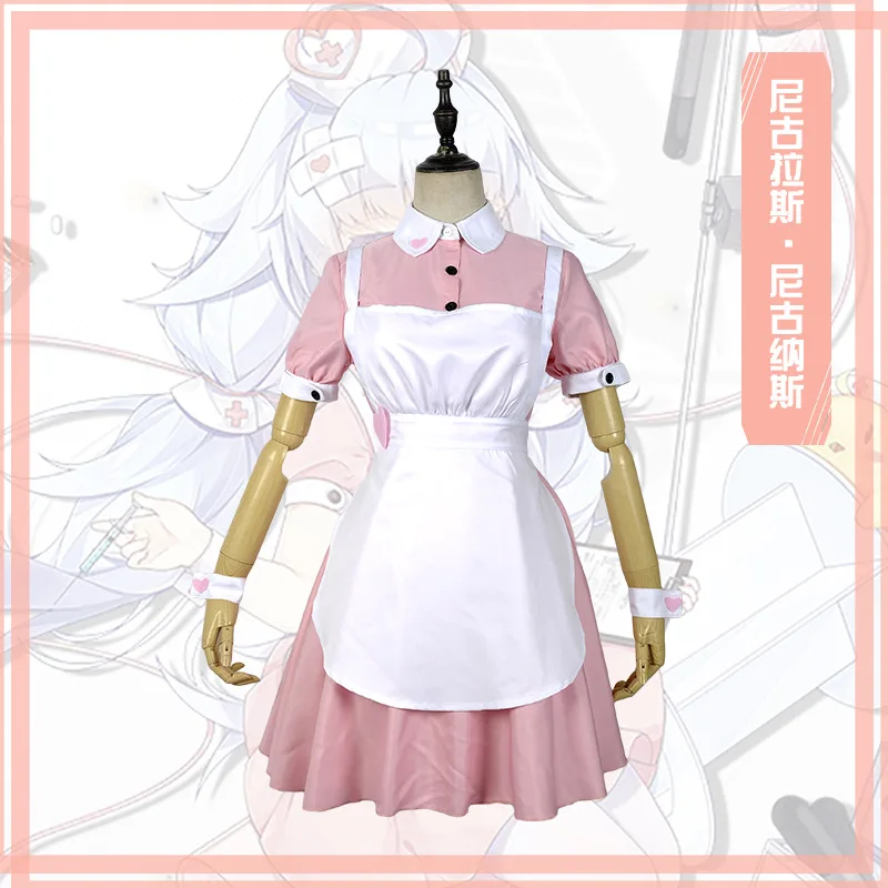 Новый 2019 Хэллоуин Azur Лэйн корабль niang cos эсминец Nicholas maid халат медсестры dres