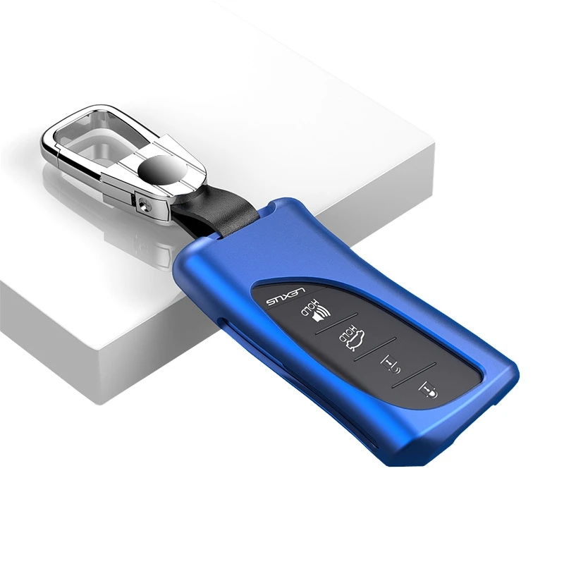 

pcmos New Remote Smart Key Fob Holder Cover For Lexus UX200 UX250h 260h ES200 2019 LS500h LX570 2018 Car Key Case Accessories