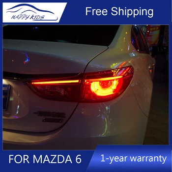 

Car styling Stop lamp for Mazda 6 atenza 2014-2017 Japen version Led Tail lamp Fog lamp Rear Lamp DRL+Brake+Park+Signal lights