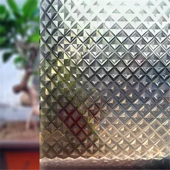 

60 * 200 Cm Magic Mosaic Matte Glass Window Film; PVC Privacy Protection; Living Room Bedroom Sun Protection Thermal Stickers