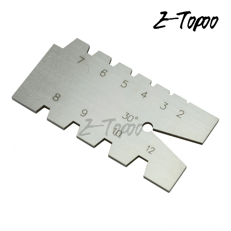 30 degree screw thread gauge cutting angle gauge metric grinding gage