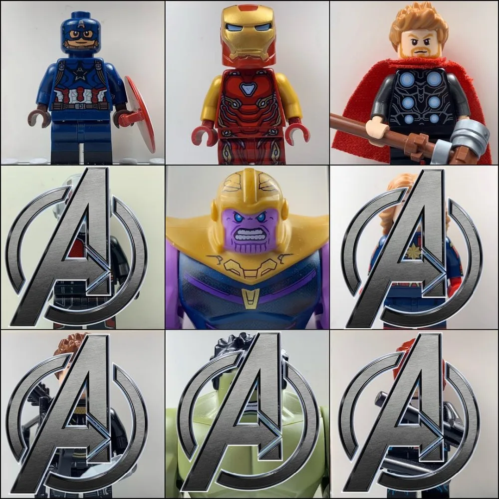 

Hot legoed famous movie avengers endgame marvel super heroes Cherish the memory of Black widow Iron man Captain America