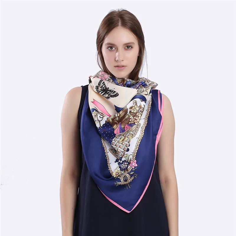 new-luxury- brand-women-floral-print- winter-twill-silk- scarf-20