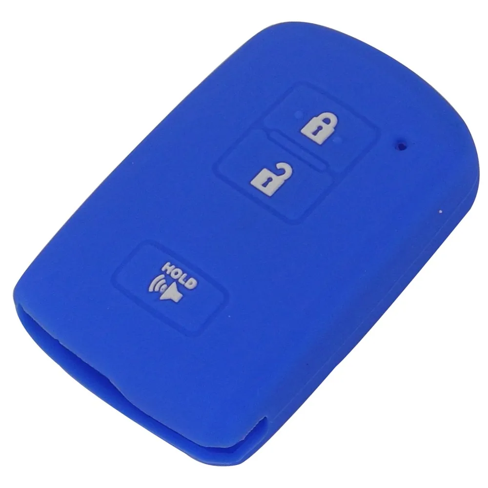 Keyforkess 30pc Smart Fob custodia protettiva per telecomando custodia in Silicone per Toyota Tacoma Land Cruiser Camry Avalon Car Styling Protector Wallet 9 3