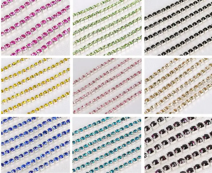 10 метров 3 мм AB бриллиант искусственная отделка цепи|rhinestone strap|rhinestone cabochonrhinestone fabric
