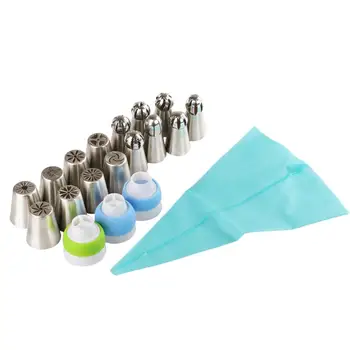 

19pcs/set Spherical Ball Stainless Steel Icing Piping Nozzle Pastry Tips Fondant Cupcake Baking Tip Tool Sphere Shape Cream