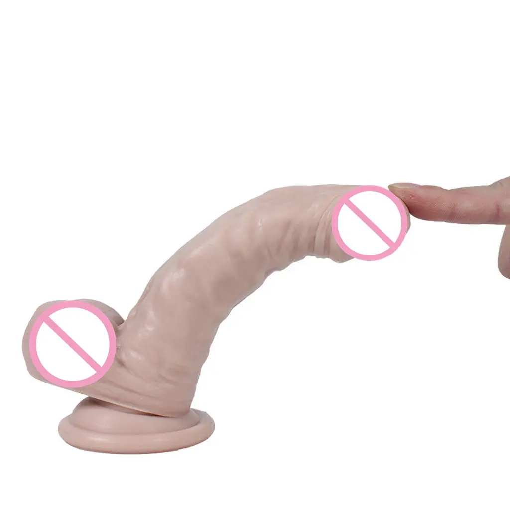 Имитирующий Pseudopenis двухслойный жидкий силикагель мастурбатор для женской точки G