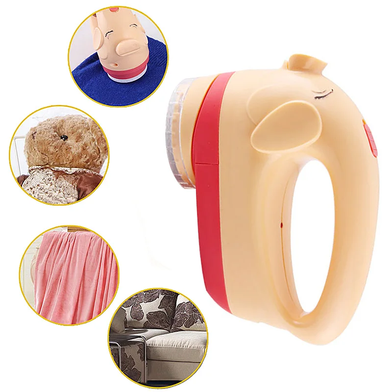 

Hot Cute Pig Shaped Electric Rechargeable Sweater Clothes Fabric Fuzz Shaver Pill Lint Remover AC 220V HG99