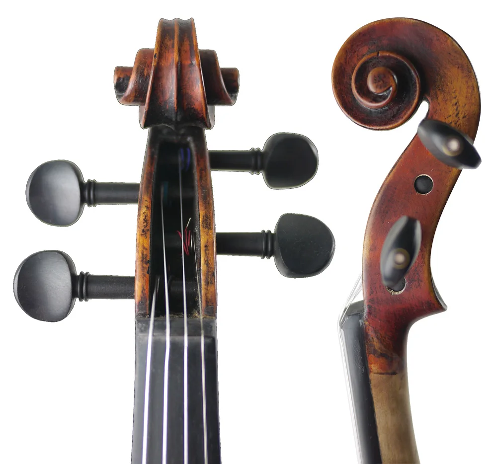 Копия 1715 Stradivarius скрипки#1673, скрипка ручной работы масляного лака, продвинутый уровень, сибирская ель, богатый цвет
