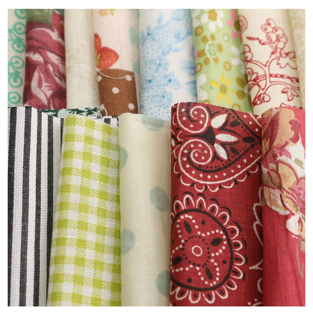 AIMA 100 шт. 10x10 см квадратный цветочный из хлопчатобумажной ткани Лоскутная Ткань