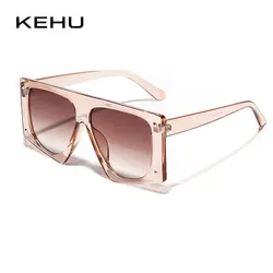 KEHU Индивидуальные Женские Асимметричные квадратные женские солнцезащитные очки с большими стеклами солнцезащитный крем модные
