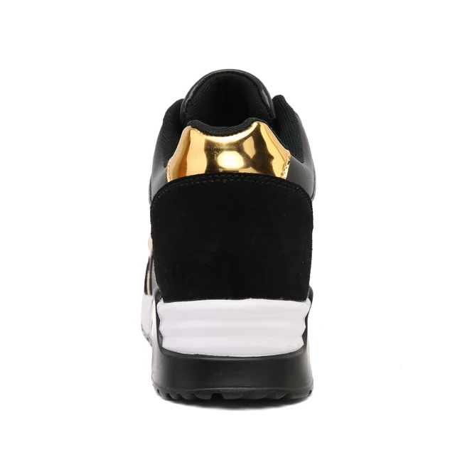 Women Shoes Autumn Winter Hidden Heel Flock Wedge Sports Walking Shoes Woman Style With High Heels 6.5cm Big Size 35~40