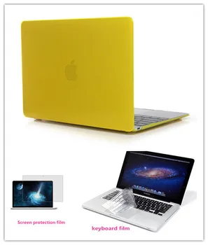 

3 In 1 Crystal Hard Protective Case Cover+Keyboard Cover Film+Screen Protection Film For Macbook 12 inch without logo freeship