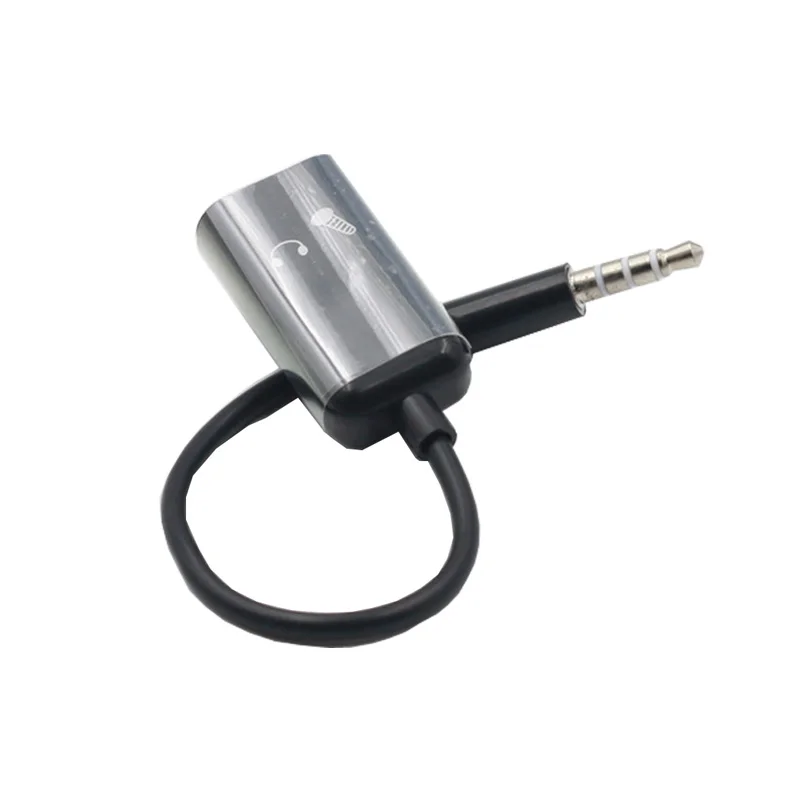 One minute two audio cable with wheat two in one adapter cable1