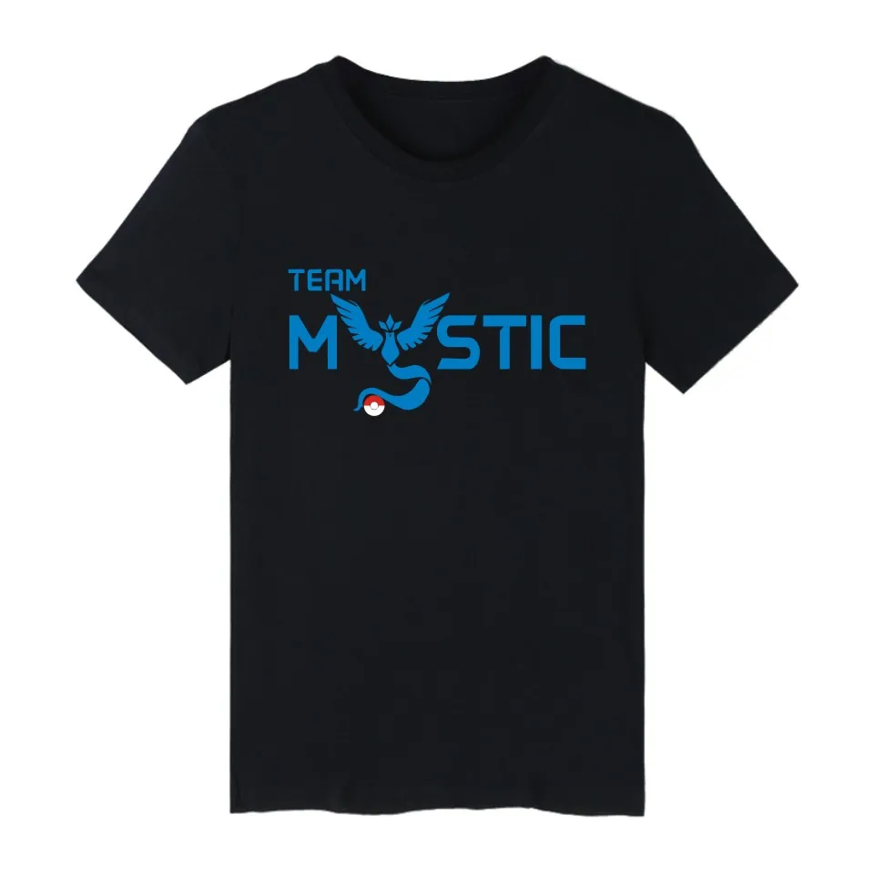 Pokemon Go plus size t-shirt Pokemon Go Team Tee shirt Team Valor Mystic Instinct t shirt Pokemon Go tshirt anime t shirts Tops
