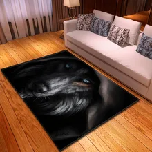 Ковры в скандинавском стиле с 3D принтом диких волков для гостиной, спальни, мягкие фланелевые ковры для детской комнаты, игровой коврик/коврик для мальчиков, Подарочный ковер