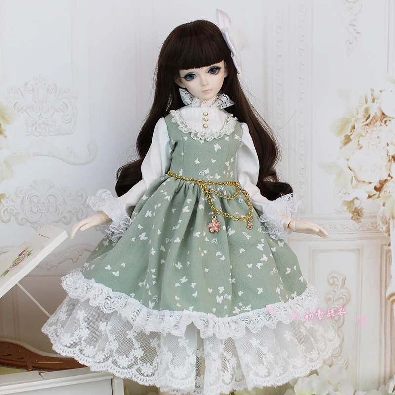 

Bjd 1/4 clothes 1/6 1/3 Doll clothing spring dress dress set for children gift toys BJD doll accessories