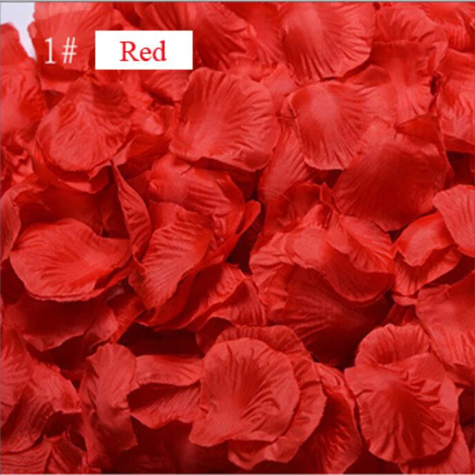 

500pcs / lot silk rose petals for Wedding Party Birthday Decoration Romantic Artificial Rose Petals Wedding Flower Rose Flower