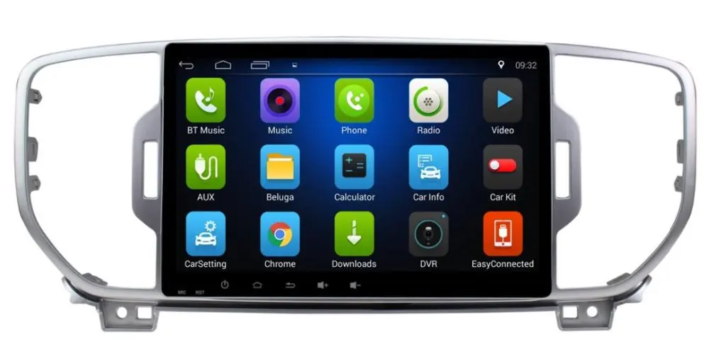 Discount 9"2019 android 8.1 car DVD multimedia for Kia Sportage 2016-17-2019 stereo autoradio car stereo head units tape recorder gps pad 1