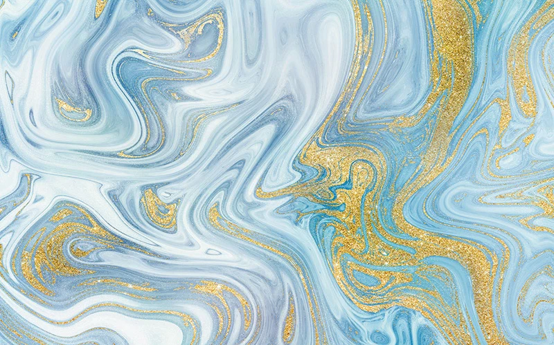 Bacaz золото синий Мрамор текстура 3d Камень росписи обоев для Гостиная ТВ фон 3d Мрамор настенной бумаги Наклейки для декора
