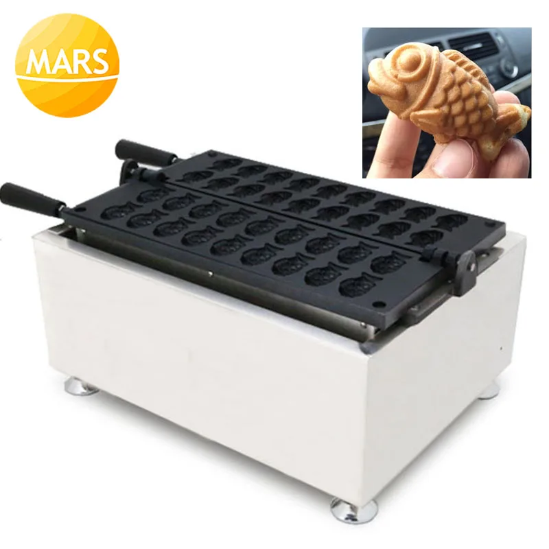 MARS маленький производитель Taiyaki, мини-вафли для рыбы, машина для пекаря, железная японская форма для торта в форме рыбы, оборудование для изготовления сковородок
