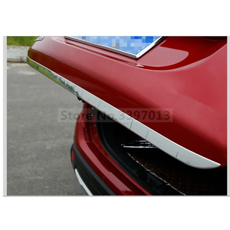 Для Mitsubishi Outlander 2013- Задняя Крышка багажника отделка двери литая ручка загрузки отделка рамка Крышка 1 шт