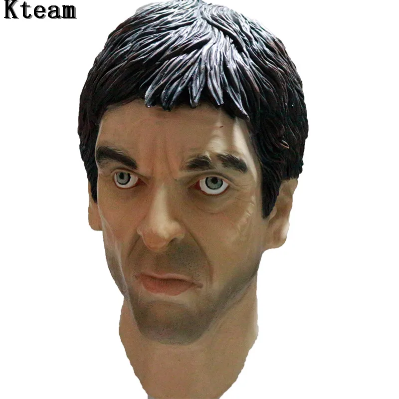 

2019 Realistic New Style Vivid Handsome Man Mask Human Face Masks Latex For Halloween Party Cosplay Crossdress Mask Fancy Dress