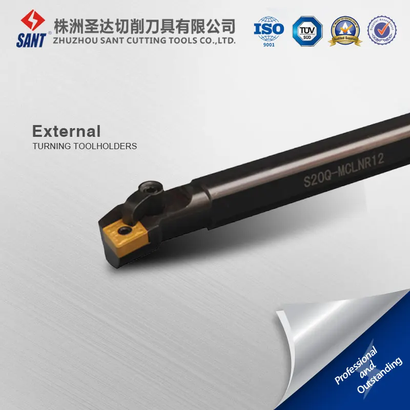 

Internal Turning tool holder steel shank M type clamping CNC lathe tool holder S20Q-MCLNR12 with ISO inserts CNMG12