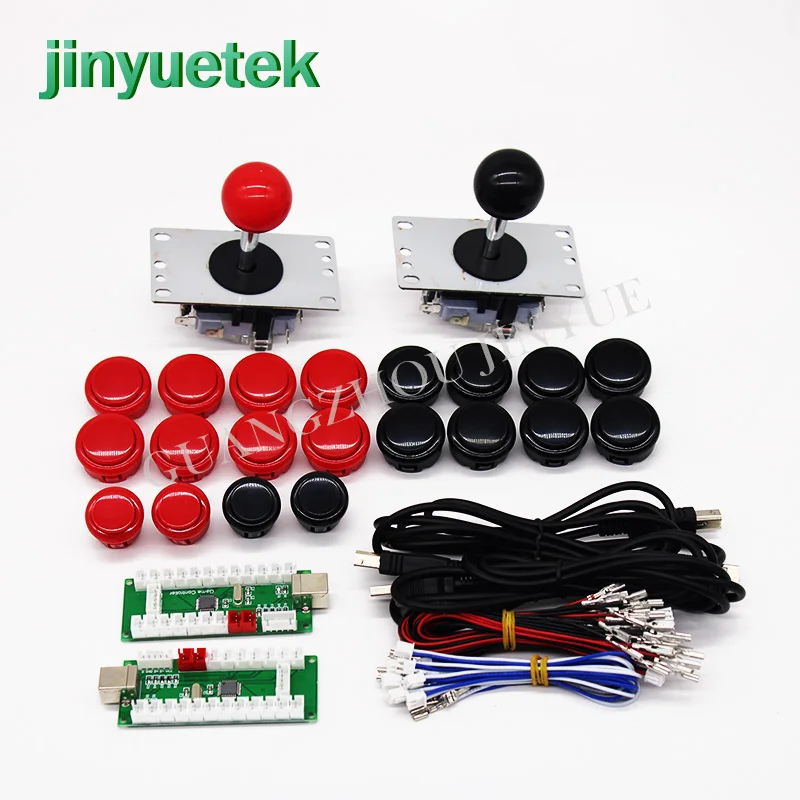 

DIY Arcade kit for 2 Players USB To Jamma joystick stick push button switch DIY kits Parts for arcade game,Mame,Raspberry PI