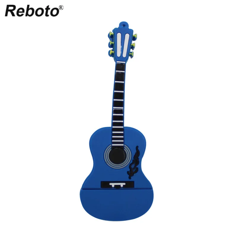 Retobo Musical Instrument USB Flash Drive 64GB 32GB Pendrive Cartoon Blue Guitar USB 2.0 4GB 8GB 16GB U Disk Mini Memory Stick Retobo Musical Instrument USB Flash Drive 64GB 32GB Pendrive Cartoon Blue Guitar USB 2.0 4GB 8GB 16GB U Disk Mini Memory Stick