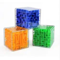 3D волшебный куб головоломка Лабиринт игрушка ручная игра Squzee забавная игра мозг вызов Непоседа Cubo игрушки подвижный шар Развивающие