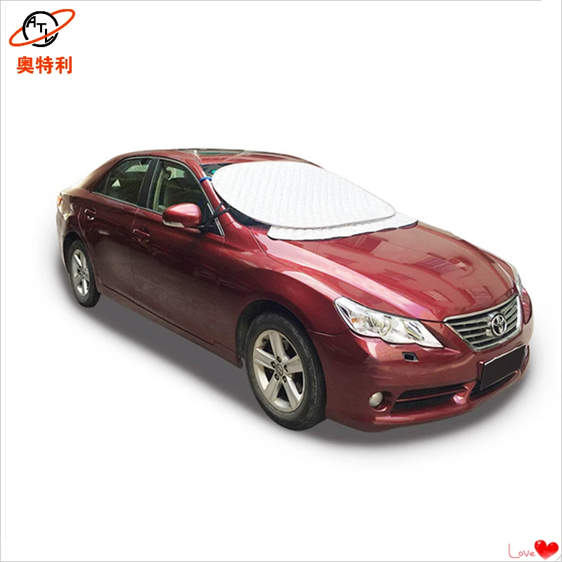 Otley車カバー 厚みキルティングフロントガラスの雪シールド アルミ箔で綿 折りたたみ車カバー Car Covers Car Windshield Snow Coverwindshield Snow Cover Aliexpress