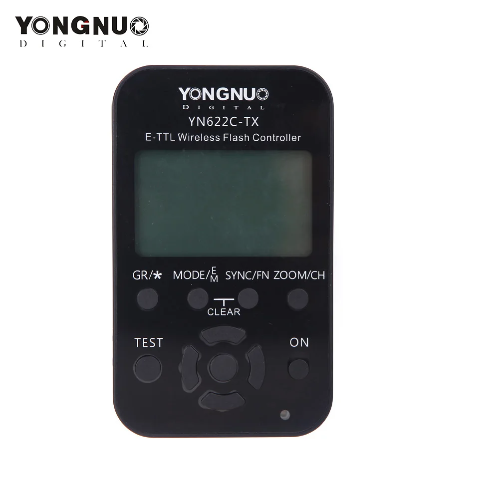 

Yongnuo YN-622C-TX YN622C-TX LCD Wireless e-TTL Flash Controller 1/8000s Flash Trigger Transmitter for Canon DSLR Cameras