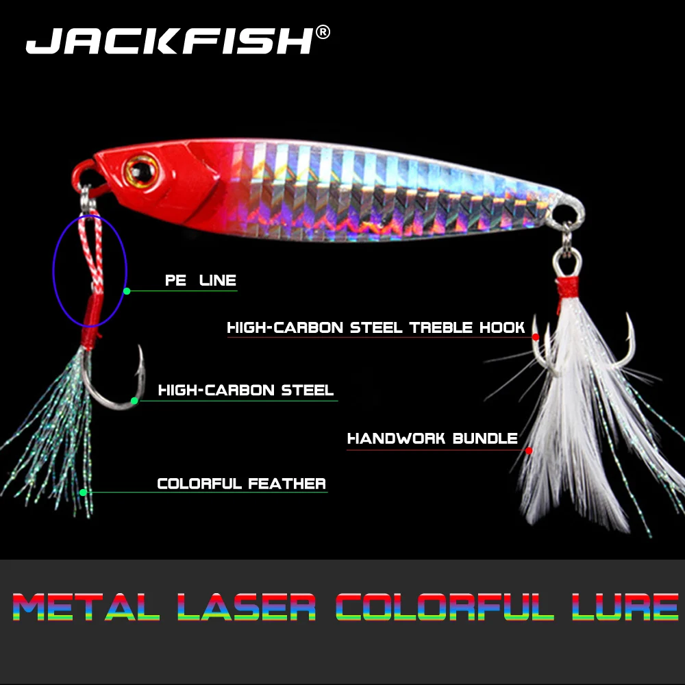 JACKFISH 16g/6 سنتيمتر طعم صيد معدن الصلب الطعم المياه المالحة القفز الرصاص الصيد الطعم الليزر غرق الطعم الملونة الصيد الصلب الصيد إغراء JACKFISH 16g/6 سنتيمتر طعم صيد معدن الصلب الطعم المياه المالحة القفز الرصاص الصيد الطعم الليزر غرق الطعم الملونة الصيد الصلب الصيد إغراء