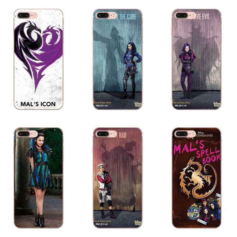 

For Xiaomi Redmi Mi Note 7 8 9 SE Pro Lite Go Play TPU Fashion Cell Phone Case Descendants