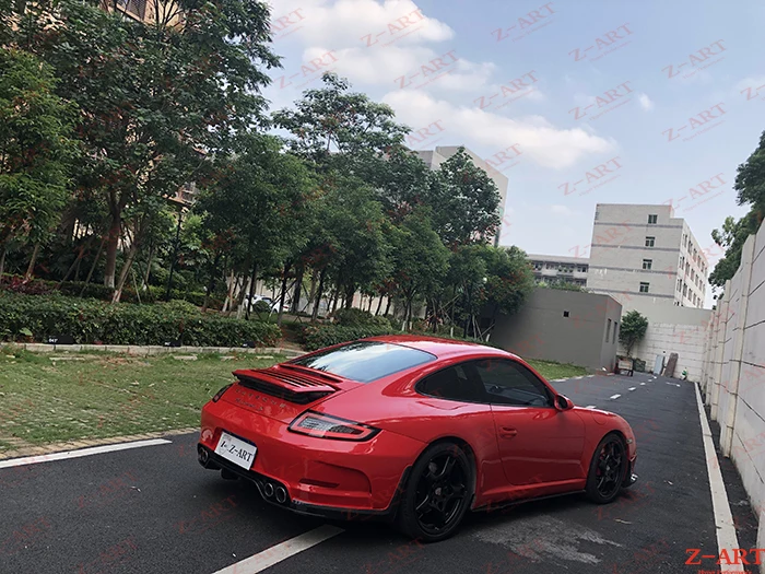 Z-ART Tempus задний бампер для Porsche 911 2005-2011 углеродное волокно aerodynamic body kit для Porsche 997 997,1 997,2